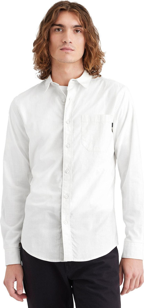 LS ULTIMATE SHIRT SLIM END ON END DELFT Erkek Kahverengi UK Gömlek - A4253