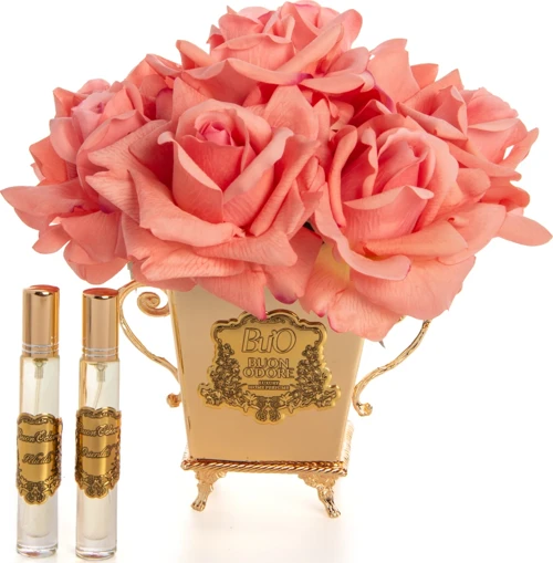 Kare Gold Pirinç 10 Gül Luxury Home Perfume