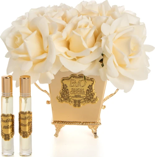 Kare Gold Pirinç 10 Gül Luxury Home Perfume