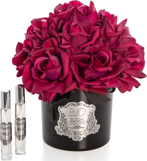 Siyah Cam Silver 14 Gül Luxury Home Perfume