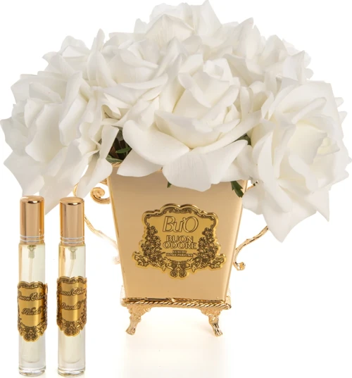 Kare Gold Pirinç 10 Gül Luxury Home Perfume