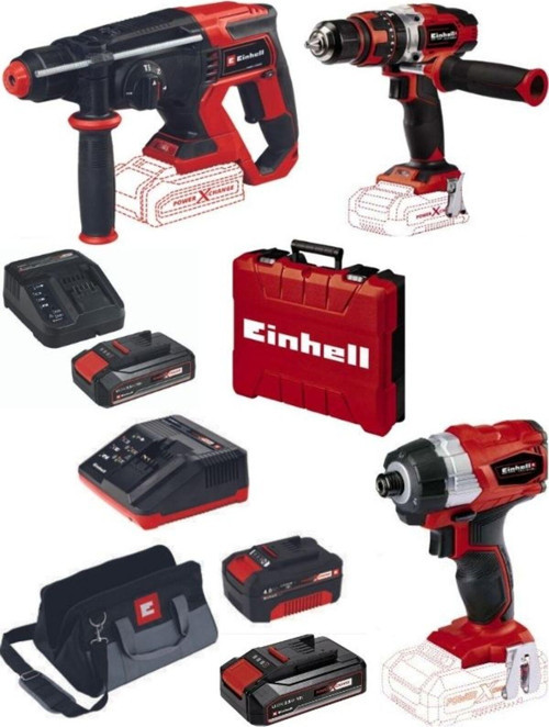 te-ci 18 bl Vidalama TE-CD 18/48 li-i TE-HD 18/20 Matkap 2x2.5+4.0ah Akülü Set