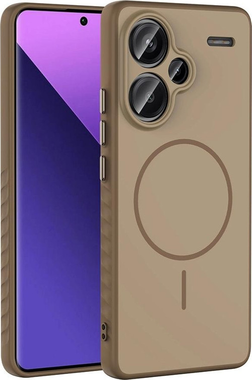 Xiaomi Redmi Note 13 Pro Plus 5G Kılıf M-Safe Şarj Özellikli Zore Tea Kapak
