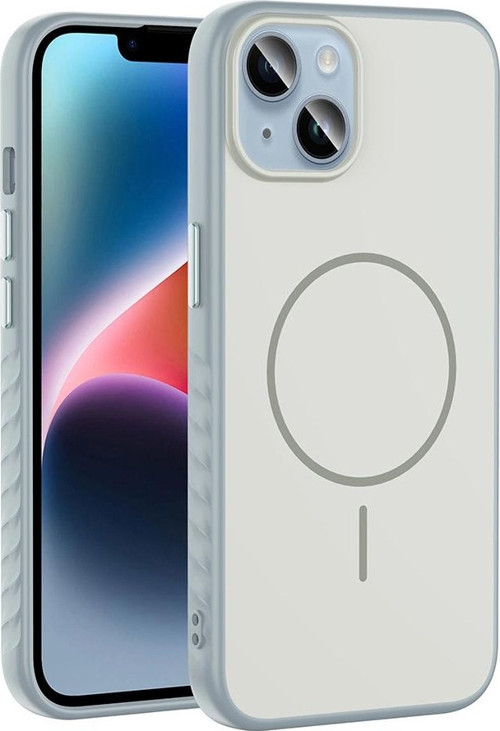 Apple İphone 13 Kılıf M-Safe Şarj Özellikli Zore Tea Kapak