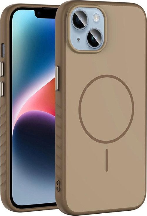 Apple İphone 13 Kılıf M-Safe Şarj Özellikli Zore Tea Kapak