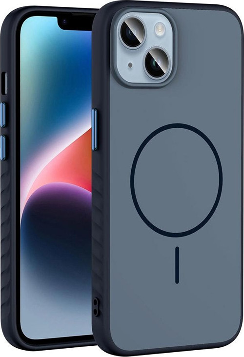 Apple İphone 13 Kılıf M-Safe Şarj Özellikli Zore Tea Kapak