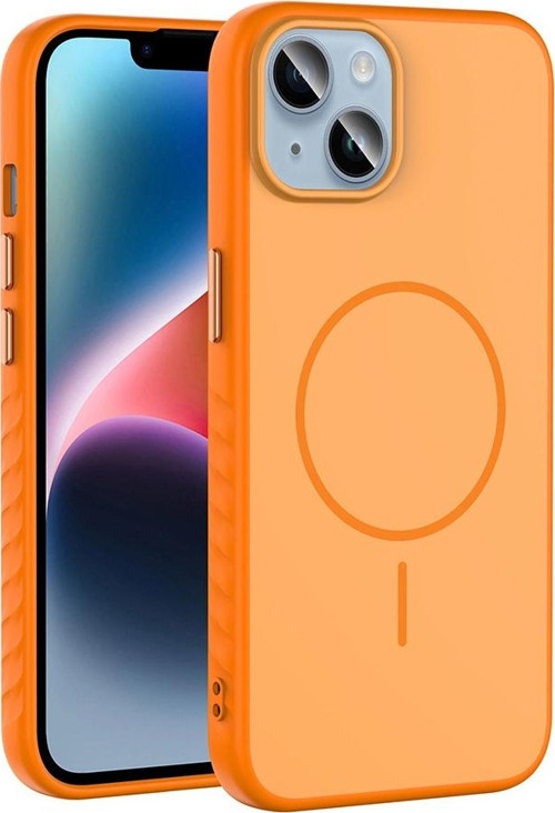 Apple İphone 13 Kılıf M-Safe Şarj Özellikli Zore Tea Kapak