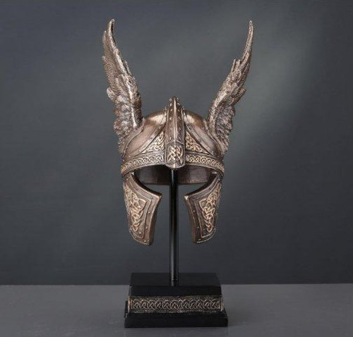 Kanatlı Kask Odin Heykel Serisi 4