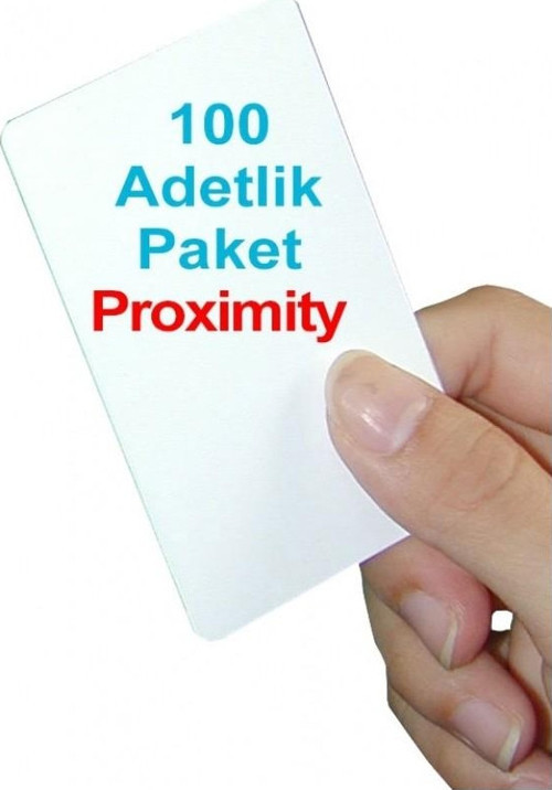 100 Adet 1. Sınıf Proximity Kart – Seri Numaralı