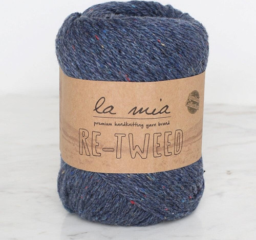 La Mia Re-Tweed Lacivert Melanj El Örgü İpi - L108 - 34412