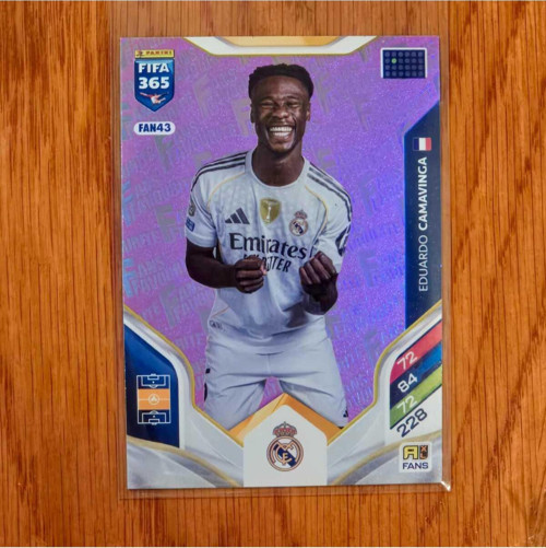 2026 Fans Favourite Eduardo Camavinga Pink Oyun Kartı FAN43