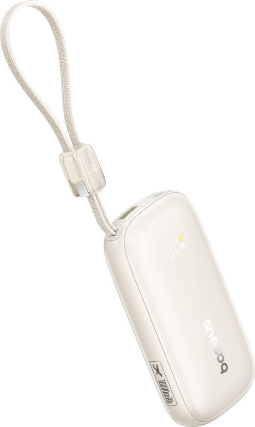 EnerFill FC21 QPow3 Ultra Powerbank 10.000 mAh 45W - Titanyum (Ayrılabilir kablo ile)
