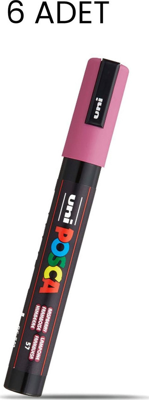 Posca PC-5M Su Bazlı Marker Kalem 6'lı Kutu