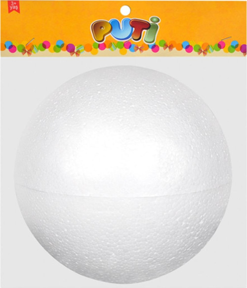 Puti Köpük Top 15 cm Tekli Paket