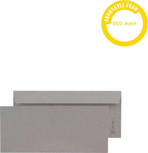 Asil Doğan Diplomat Zarf 10.5X24 90 gr Silikonlu İ.Kraft 500 Adet