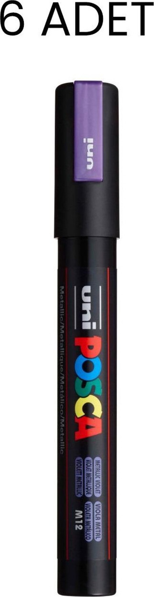 Posca PC-5M Su Bazlı Marker Kalem 6'lı Kutu