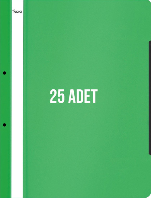 Noki XL Telli Dosya 25'li Paket Açık Yeşil