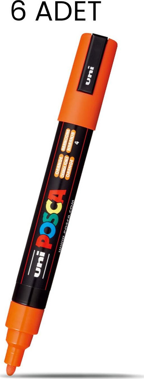 Posca PC-5M Su Bazlı Marker Kalem 6'lı Kutu