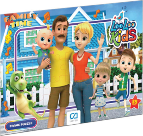 C&A Games LooLoo Kids-2 Lisanslı 35 Parça Frame Puzzle