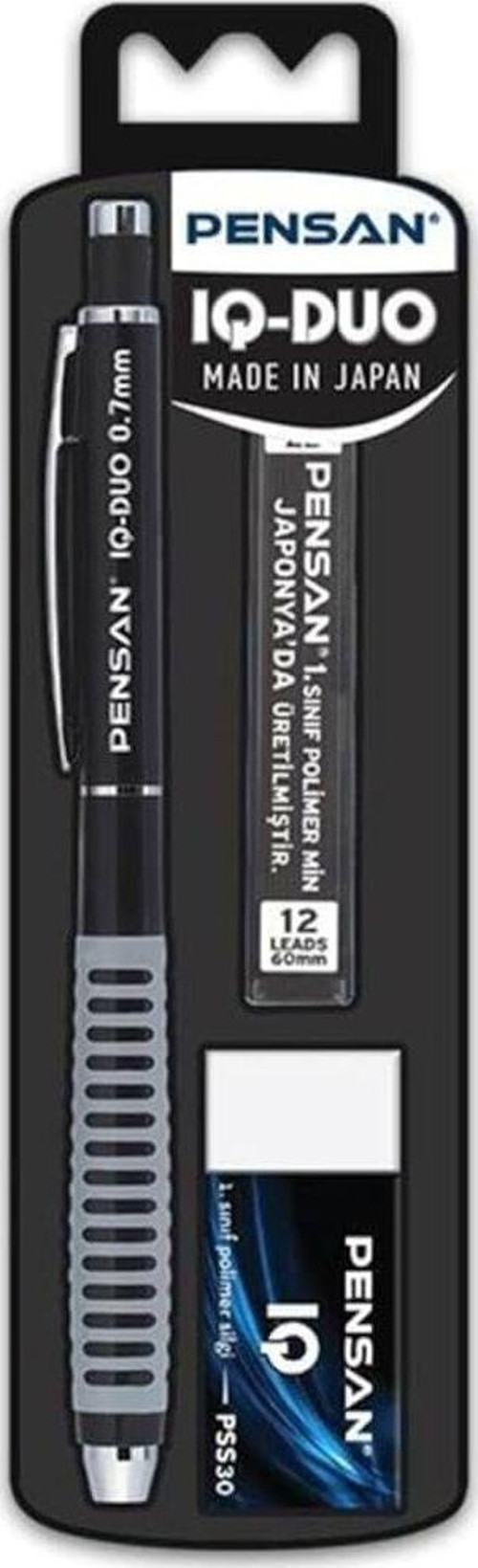 Pensan IQ-Duo 0.7 Kalem Seti Silgi Kalem Ucu