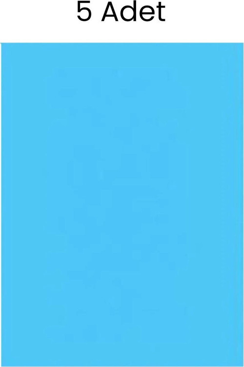 Fosforlu Fon Kartonu 5 Adet 50x70 Mavi