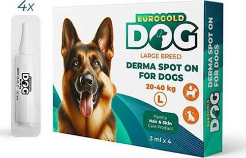 Dog Deri Bakım Damlası 20-40 Kg 4x3 Ml