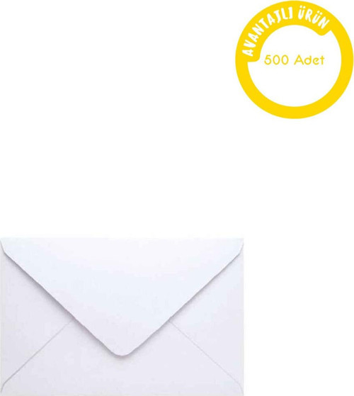 Asil Doğan Davetiye Zarfı 12x18 90 gr 1.Hamur Silikonlu 500 Adet