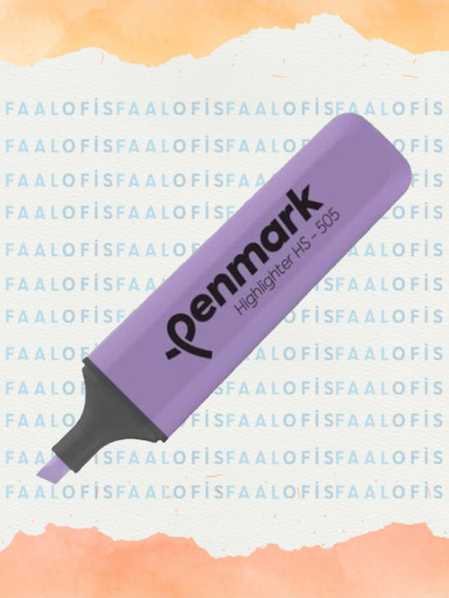 HS-505 Doldurulabilir Fosforlu Kalem Pastel Renkler 5 Adet