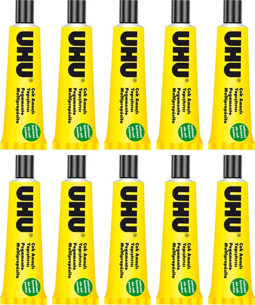 Uhu Genel Amaçlı Sıvı Yapıştırıcı 35 ml 10 Adet Solvent İçermez