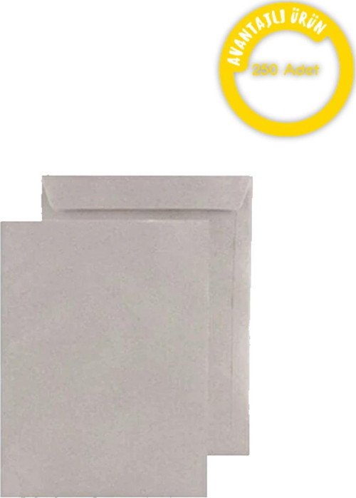 Asil Doğan Torba Zarf 26X35 İmt.Kraft 90 gr Silikonlu 250 Adet