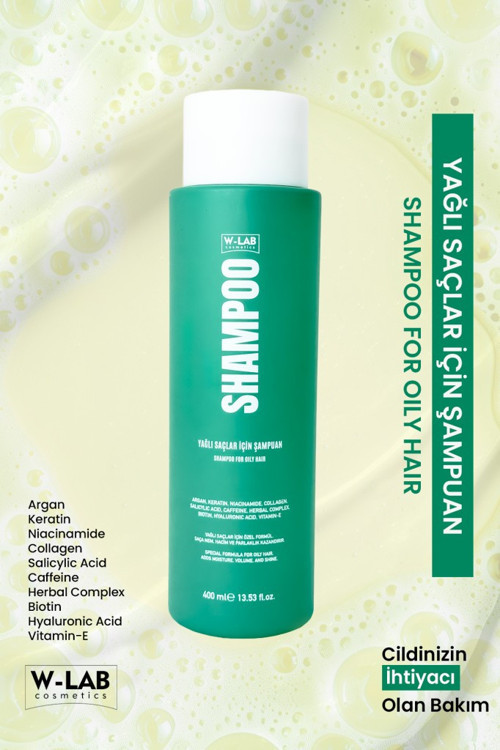 Yağlı Saçlar İçin Şampuan 400 Ml