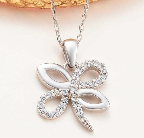 925 Ayar Gümüş Yusufçuk Kadın Kolye