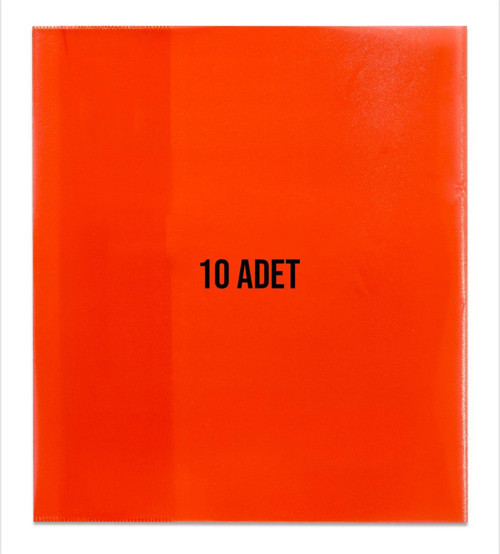 Hazır Yapışkanlı Defter Kabı A4 Şeffaf 10'lu