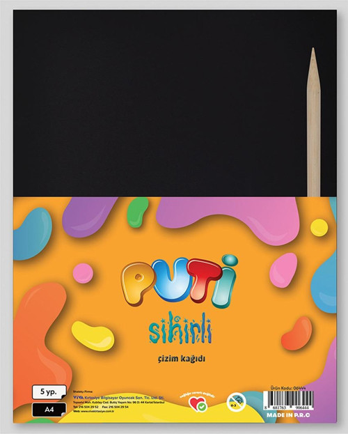 Puti A4 Sihirli Çizim Kağıdı 5'li Paket