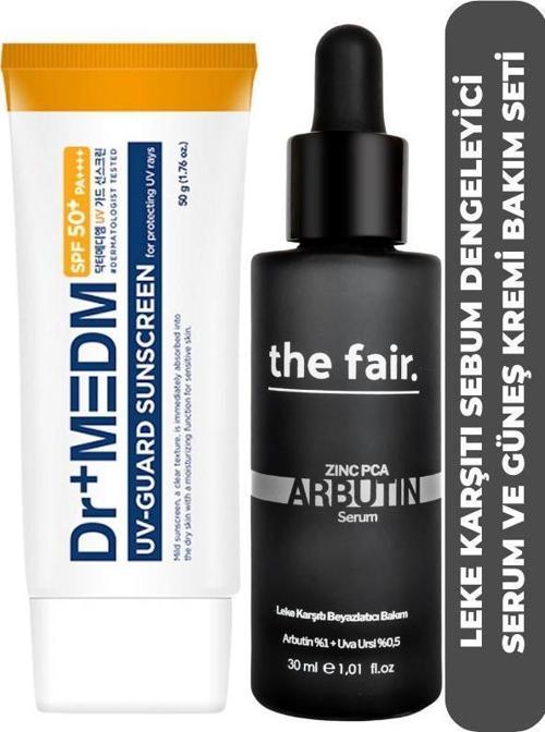 Arbutin Leke Bakımı ve Dr+ MEDM 50 SPF Güneş Koruması