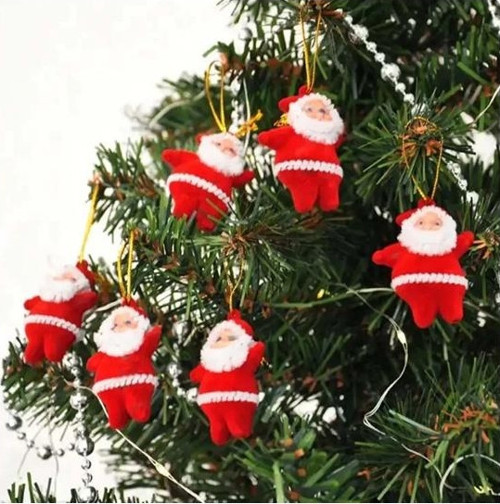 Kika Joy Ağaç Süsü Noel Baba 6Lı