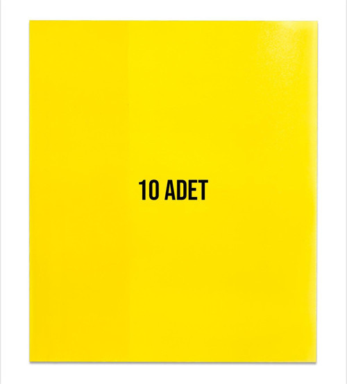 Hazır Yapışkanlı Defter Kabı A4 Şeffaf 10'lu