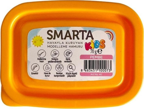 Kids Havayla Kuruyan Modelleme Hamuru 70gr Pembe