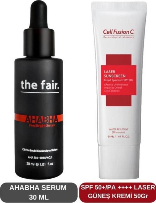 . AHABHA Peeling Asit ve Laser Güneş Kremi Set