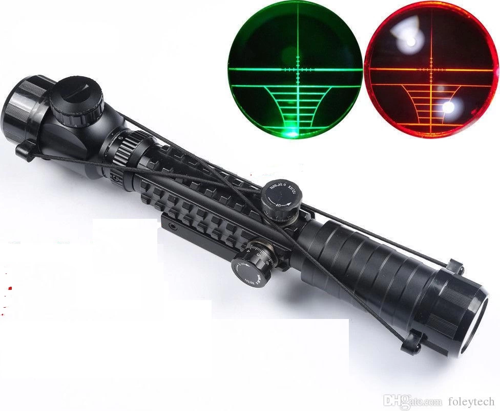 3-9X32 Eg Zoomlu Av Tüfeği Dürbünü Çift Işık Kaynaklı