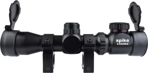 2-6X28 Zoomlu Av Tüfeği Dürbünü Hedef Çizgili,Çıft Işıklı