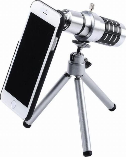 İPhone5,5S,İPhone4.4S Için Alüminyum 14X Optik Zoom Yakından Görüntü Çekme Dürbün