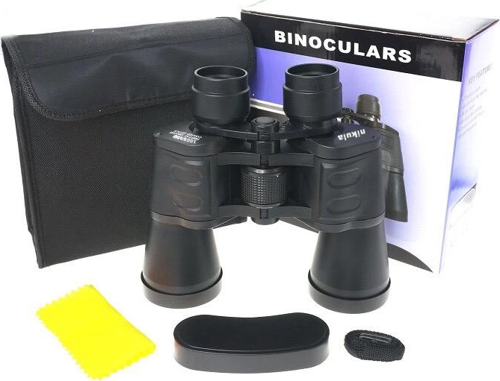 100X100 Kauçuk Kaplamalı Mavı Cam Mercekli Dürbün 56M/1000M Kod 90
