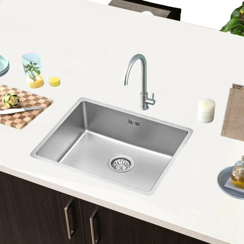 AS 423(40×50 CM) 30 Yıl Paslanmama Garantili, Full Yalıtımlı 304 Kalite Paslanmaz Çelik Evye