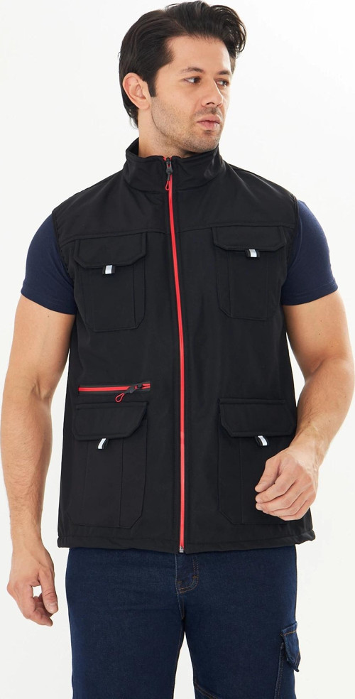 Softshell Siyah Yelek