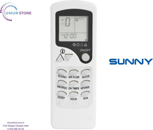 Sunny Aura ZH-LW03 07 Klima Kumandası