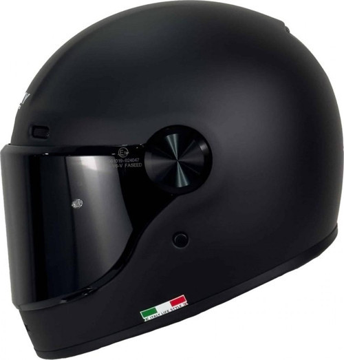 SW V6 KAPALI KASK MAT SİYAH RETRO