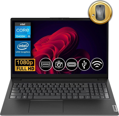 V15 G4 IRU i5-13420H 40GB 512GB SSD FreeDos 15.6" Notebook 83A100NSTX ATL33 + Mouse Hediye