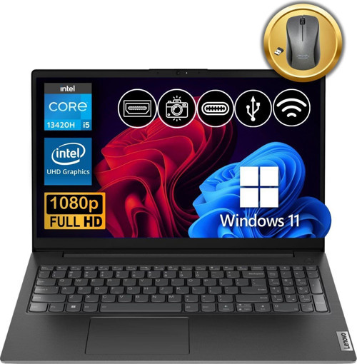 V15 G4 IRU i5-13420H 24GB 1TB SSD W11Pro 15.6" Notebook 83A100NSTX ATL79 + Mouse Hediye