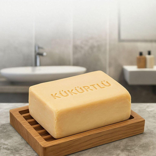 Kükürtlü Zeytinyağı Sabunu | 200 Gr. |Taşta Dövülmüş